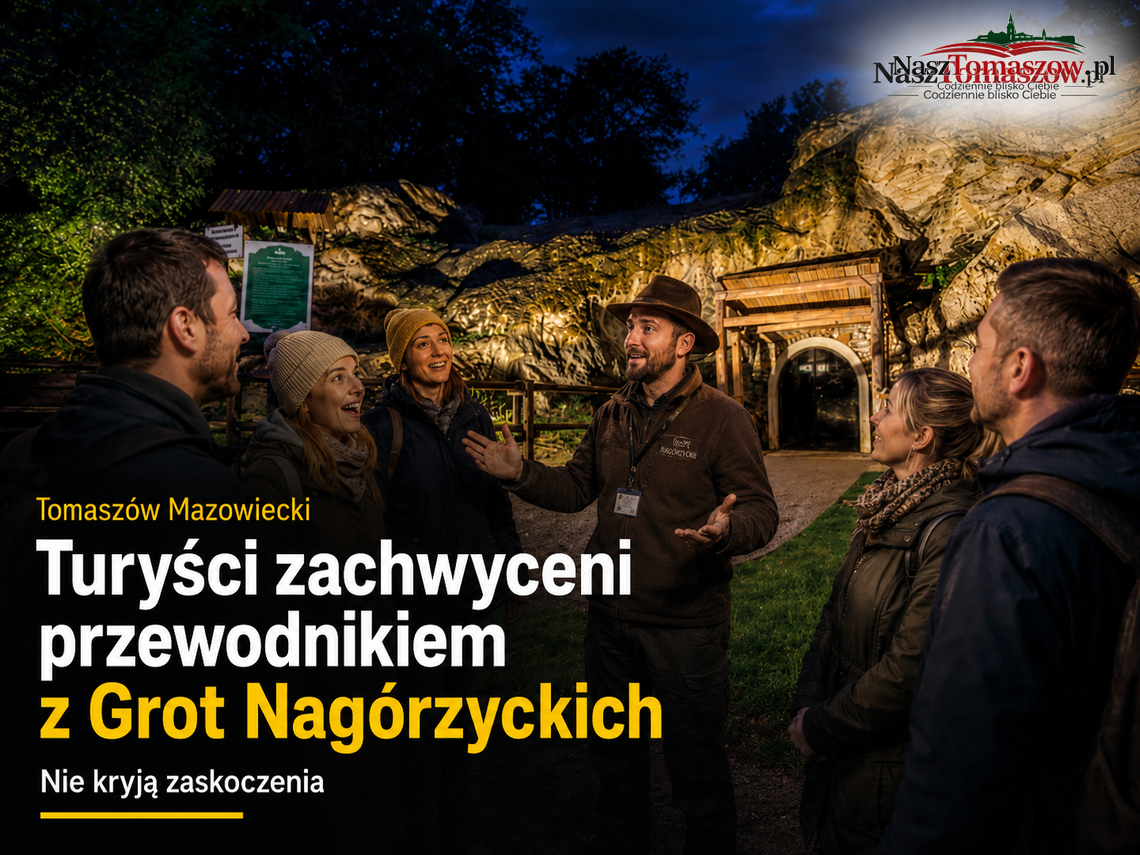 Turyści zachwyceni przewodnikiem z Grot Nagórzyckich. Nie kryją zaskoczenia...