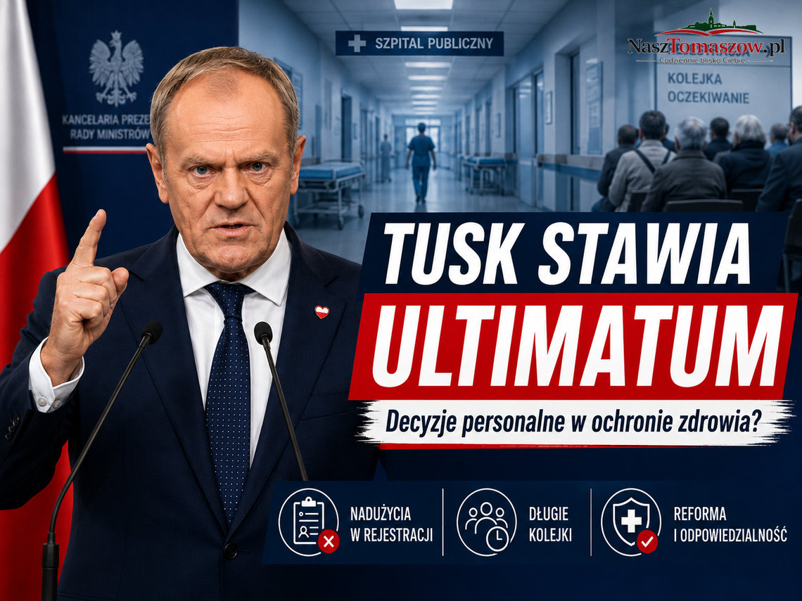 Tusk stawia ultimatum w sprawie ochrony zdrowia. „W środę podejmę decyzje, także personalne”