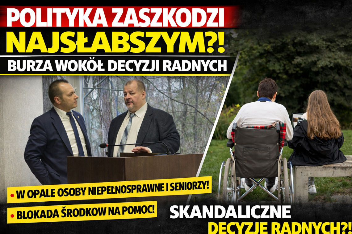 Tytuł: Polityczna gra kosztem najsłabszych? Burza wokół decyzji radnych