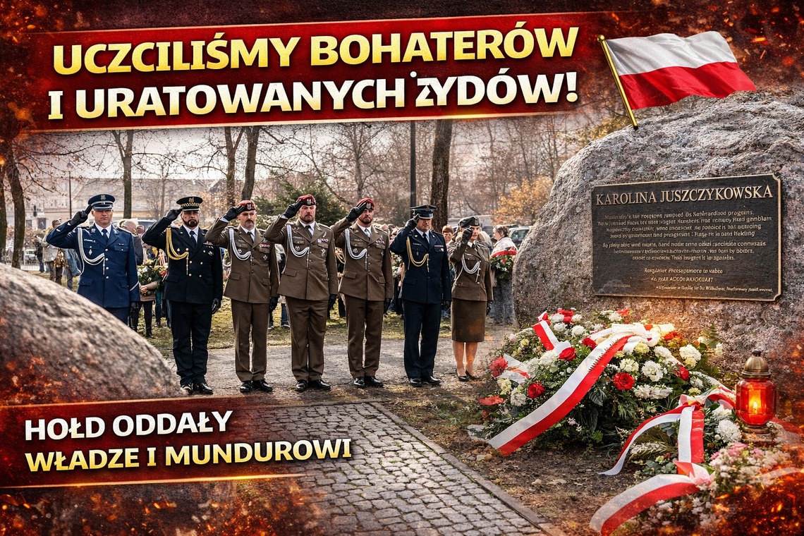 Uczcili pamięć bohaterów. Tomaszów Mazowiecki oddał hołd Polakom ratującym Żydów Uczcili pamięć bohaterów. Tomaszów Mazowiecki oddał hołd Polakom ratującym Żydów