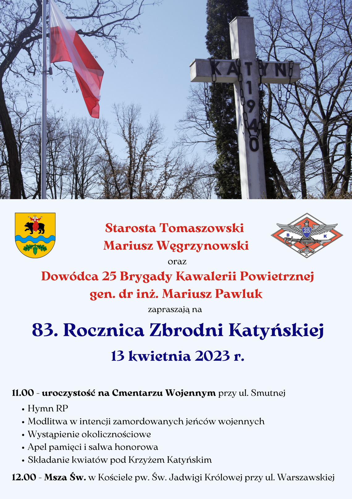 Uczcimy ofiary Zbrodni Katyńskiej