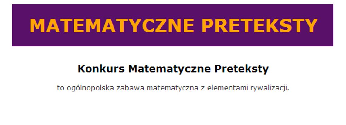 Uczniowie z Tomaszowa z matematycznym sukcesem!