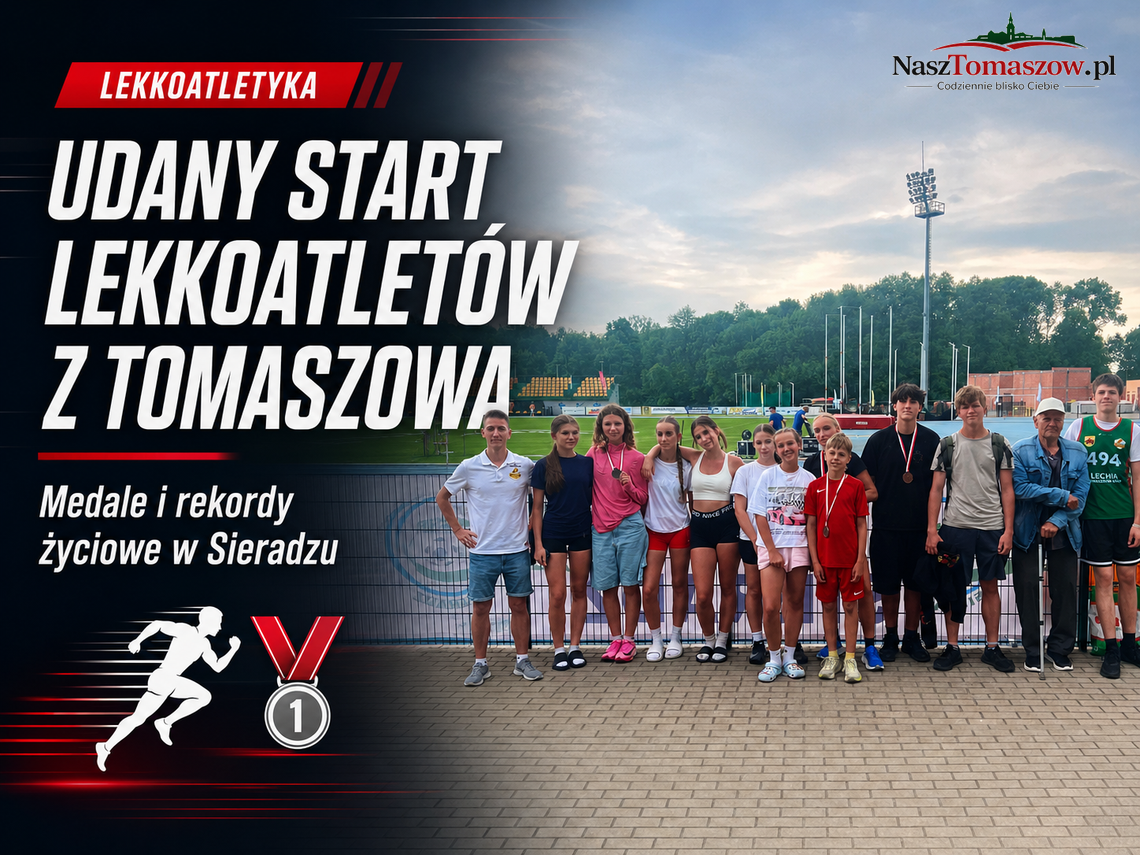 Udany start lekkoatletów z Tomaszowa. Medale i rekordy życiowe w Sieradzu Udany start lekkoatletów z Tomaszowa. Medale i rekordy życiowe w Sieradzu