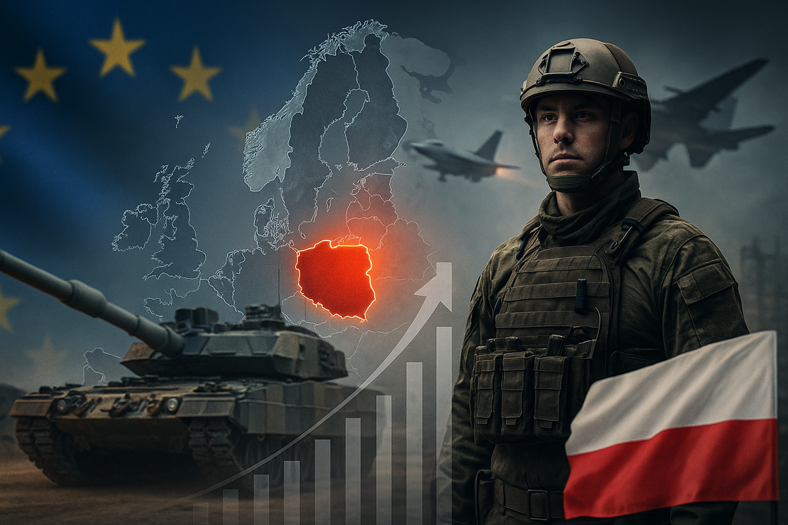 UE/ Raport: wydatki na obronność w Unii biją kolejne rekordy; Polska liderem