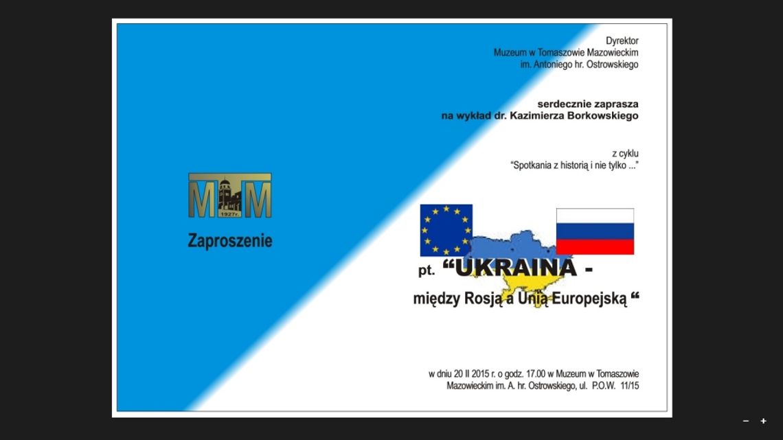 &quot;Ukraina - między Rosją a Unią Europejską&quot;