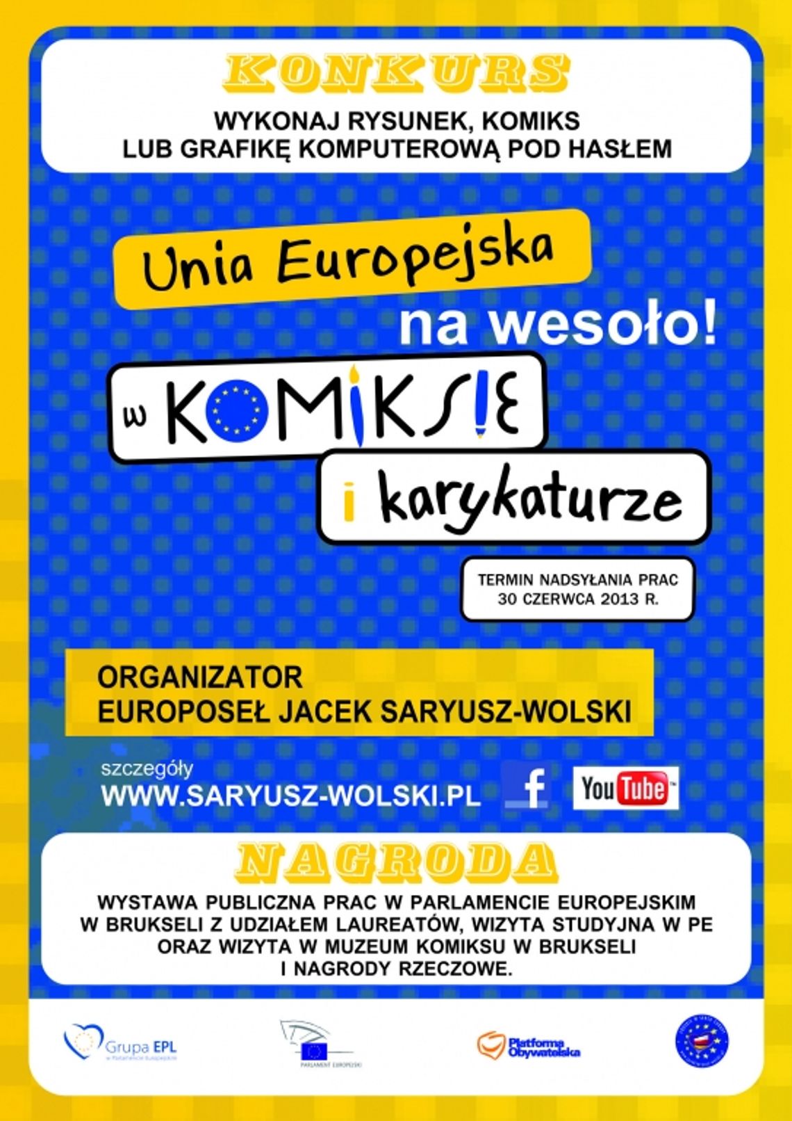 UNIA EUROPEJSKA NA WESOŁO  W KOMIKSIE I KARYKATURZE