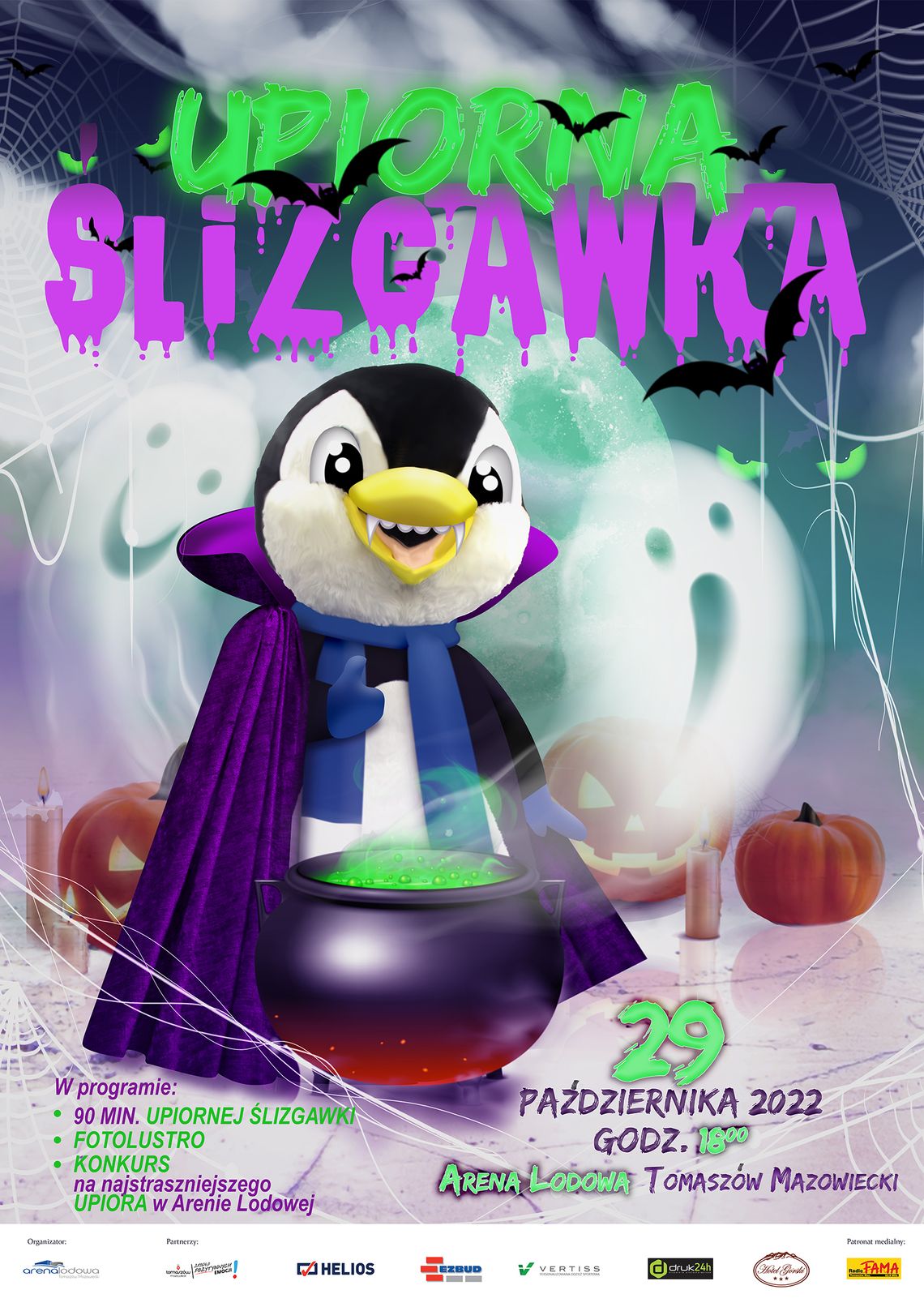 UPIORNA ŚLIZGAWKA, CZYLI HALLOWEEN W STYLU ARENY LODOWEJ