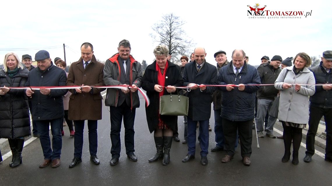 Uroczyste oddanie do użytku wyremontowanego mostu w Prażkach gmina Będków