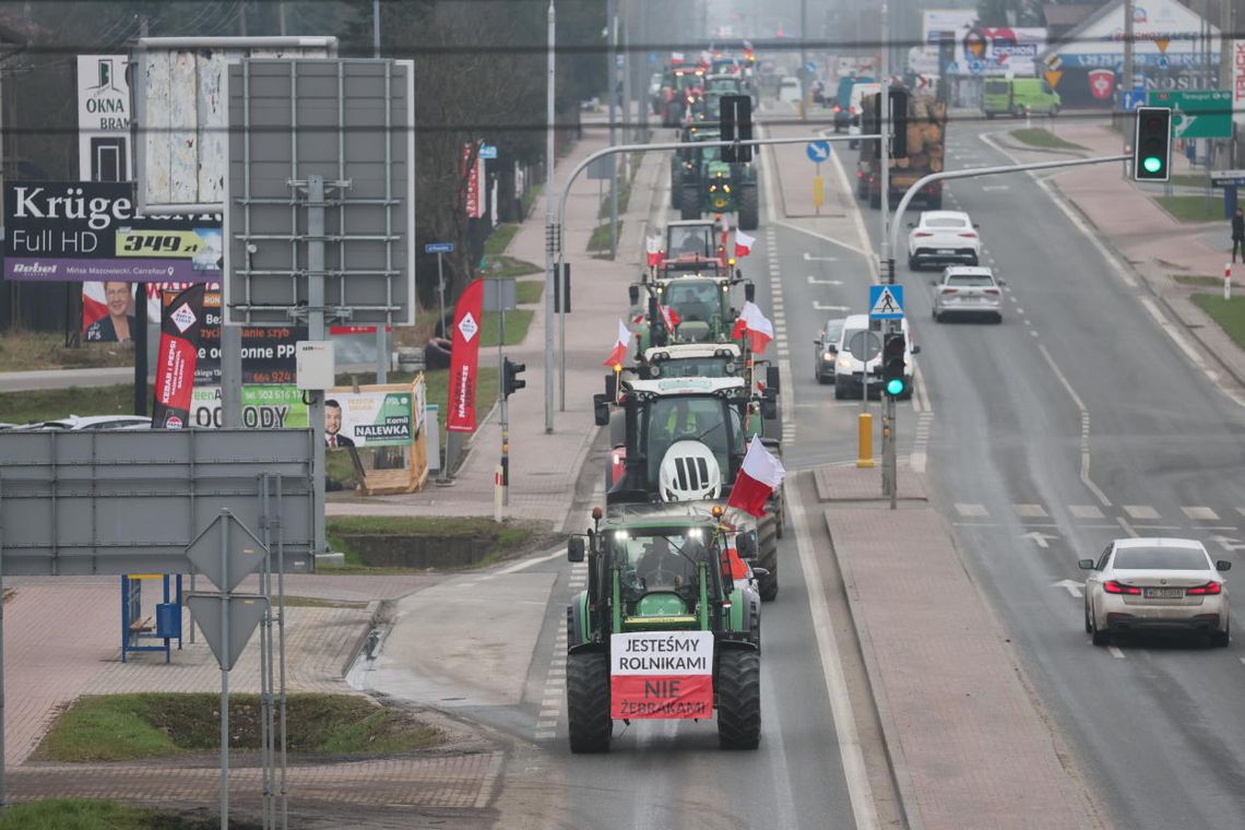 W całym kraju rolnicze protesty i utrudnienia na drogach