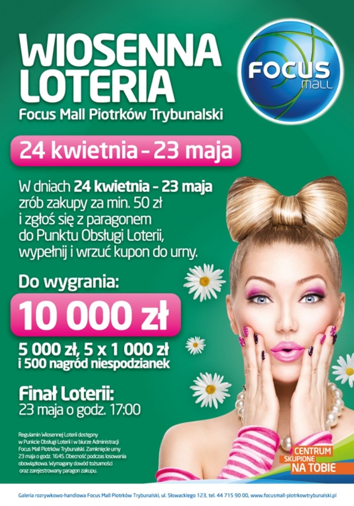 W galerii Focus Mall Piotrków Trybunalski startuje Wiosenna Loteria