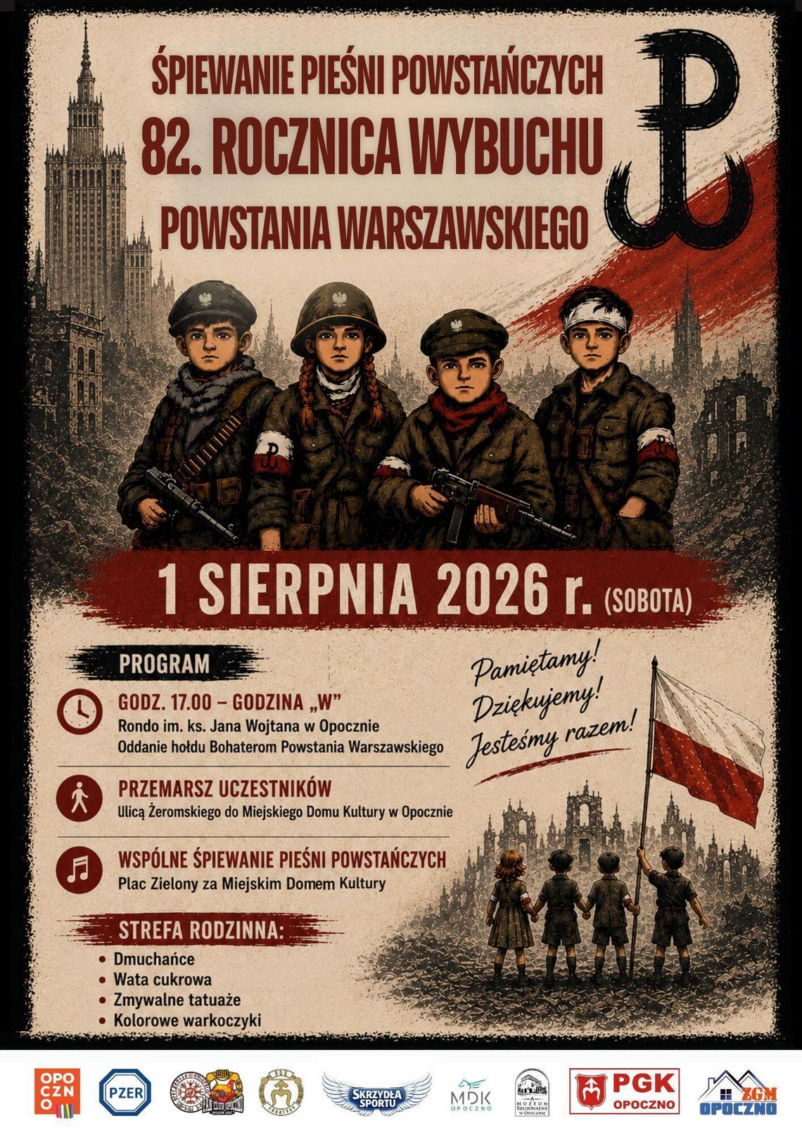 W Opocznie znów zabrzmią pieśni powstańcze. Mieszkańcy spotkają się 1 sierpnia