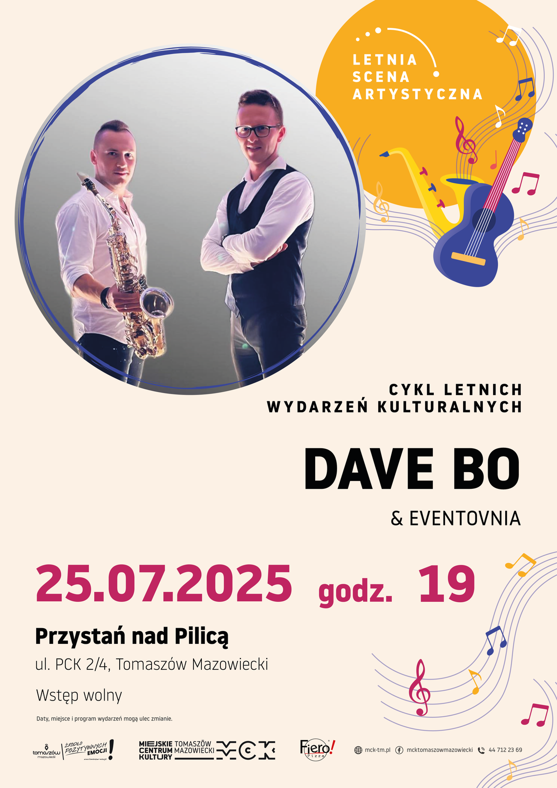 W ramach cyklu Letnia Scena Artystyczna serdecznie zapraszamy na kolejny wyjątkowy koncert.