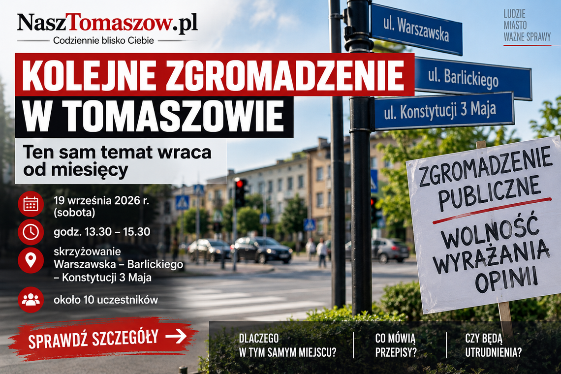 W sobotę kolejne zgromadzenie przy Warszawskiej. Ten sam temat wraca od miesięcy