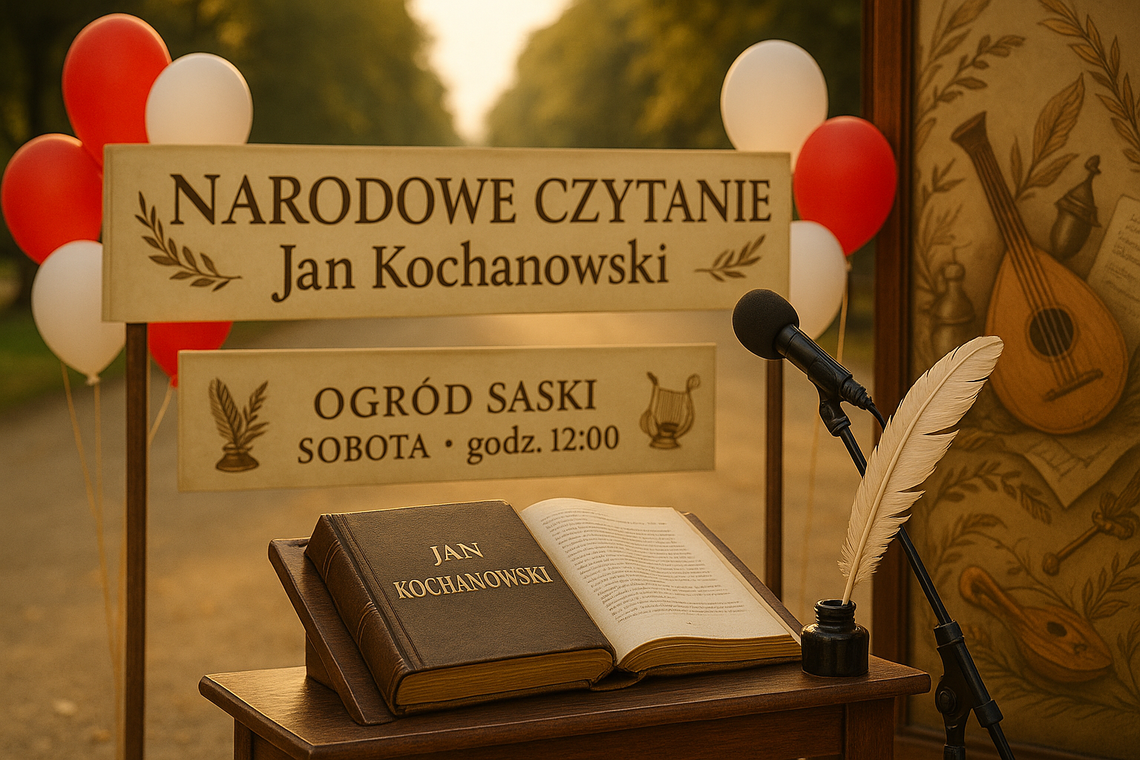 W sobotę Narodowe Czytanie poezji Jana Kochanowskiego