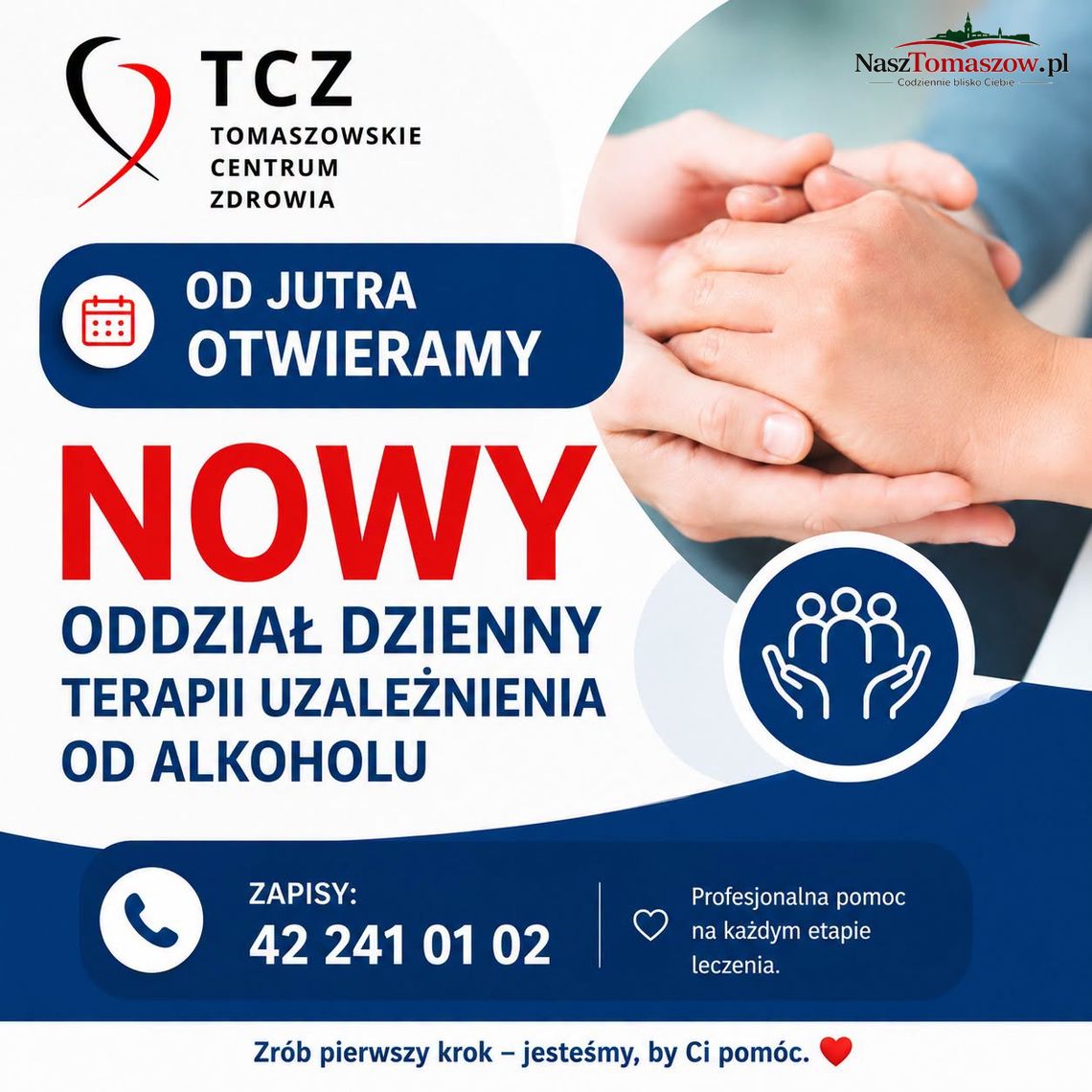 W Tomaszowie rusza nowy oddział dziennej terapii uzależnienia od alkoholu