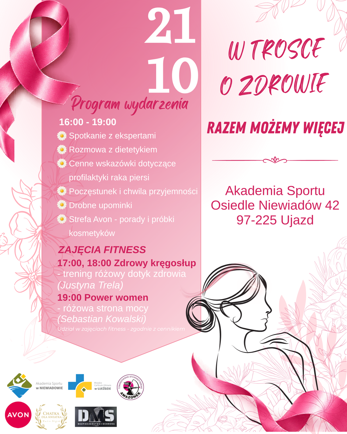 „W trosce o zdrowie – razem możemy więcej!” Zapraszamy na wyjątkowe wydarzenie profilaktyczne „W trosce o zdrowie – razem możemy więcej!” Zapraszamy na wyjątkowe wydarzenie profilaktyczne