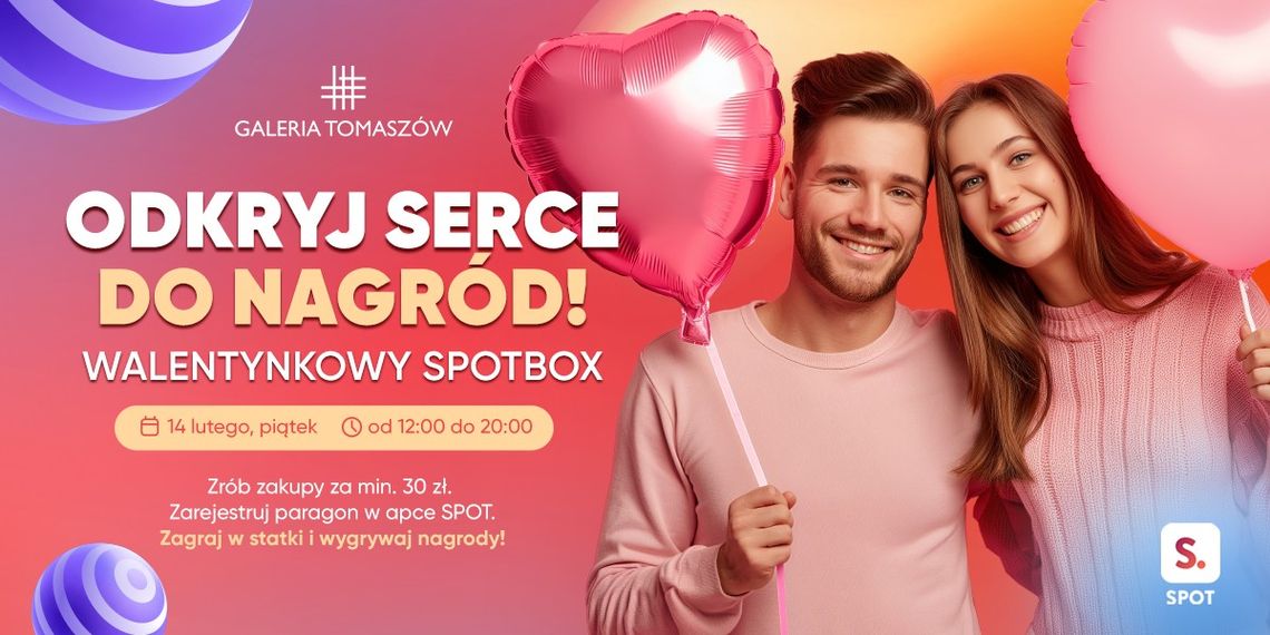 Walentynkowa zabawa i prezenty w Galerii Tomaszów!