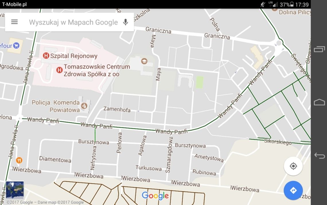 Wandy Panfil już na Google Maps