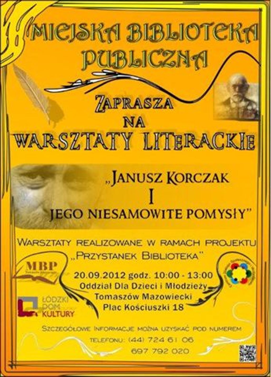 Warszaty literackie w ramach &quot;Przystanku Biblioteka&quot;