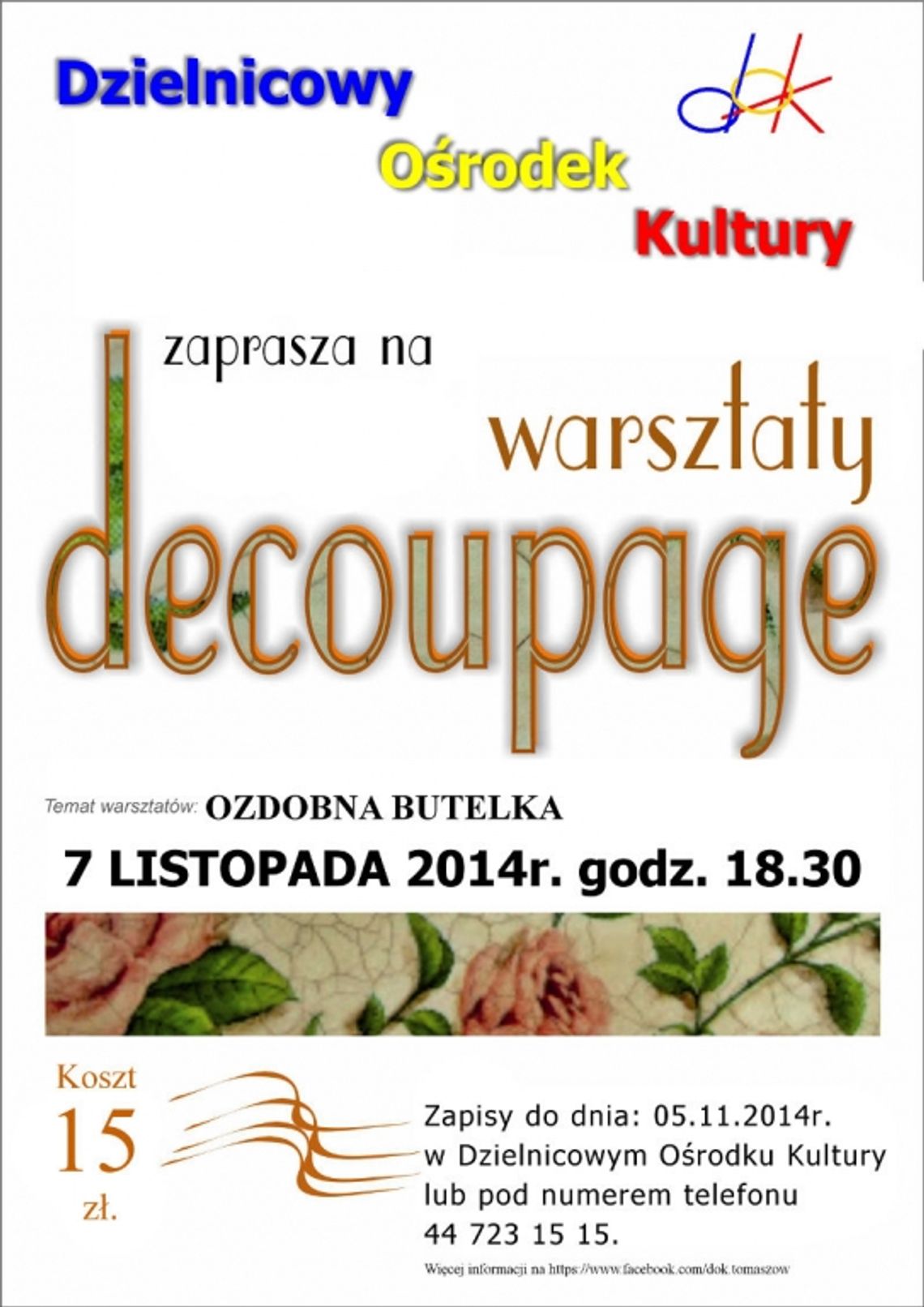 WARSZTATY DECOUPAGE W DOK