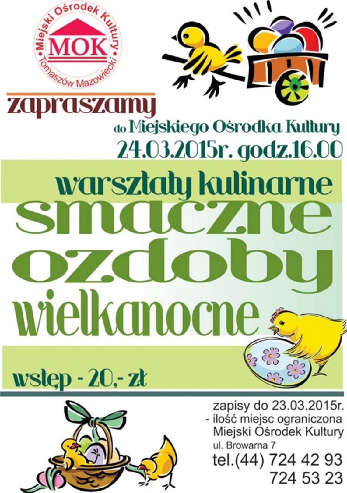 WARSZTATY KULINARNE W MIEJSKIM OŚRODKU KULTURY WARSZTATY KULINARNE W MIEJSKIM OŚRODKU KULTURY