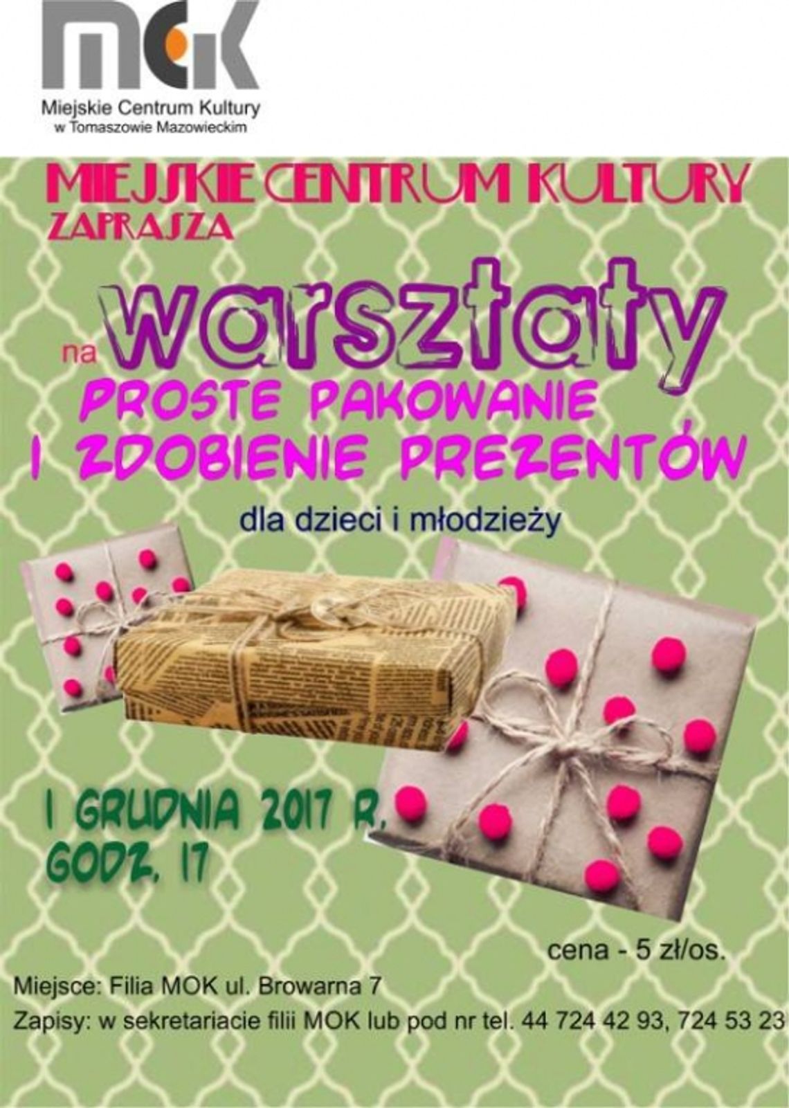 Warsztaty pakowania i zdobienia prezentów