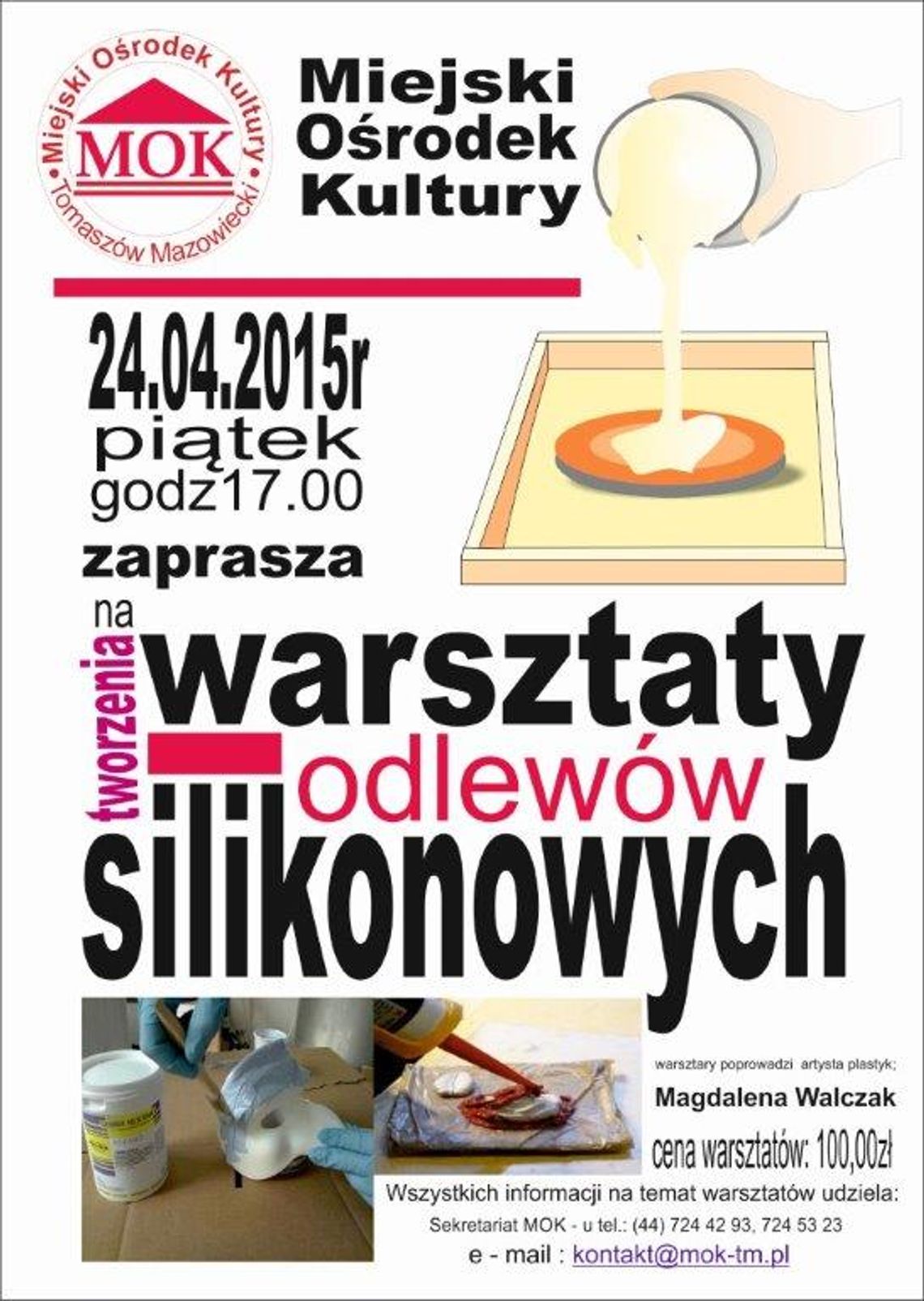 Warsztaty tworzenia odlewów silikonowych w MOK -u