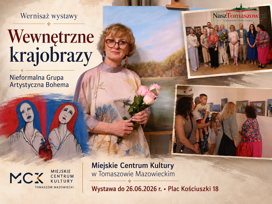 „Wewnętrzne krajobrazy” w MCK. Sztuka, która zatrzymuje na chwilę „Wewnętrzne krajobrazy” w MCK. Sztuka, która zatrzymuje na chwilę