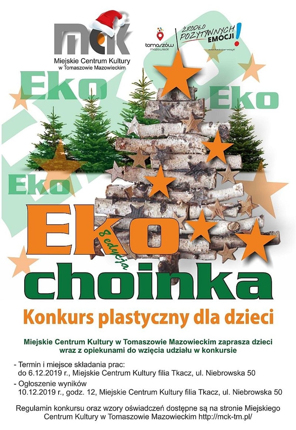 Weź udział w 8. edycji konkursu "Eko Choinka"