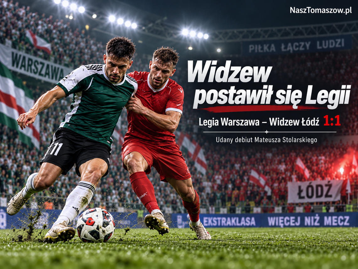 Widzew postawił się Legii. Remis w Warszawie na debiut Mateusza Stolarskiego Widzew postawił się Legii. Remis w Warszawie na debiut Mateusza Stolarskiego