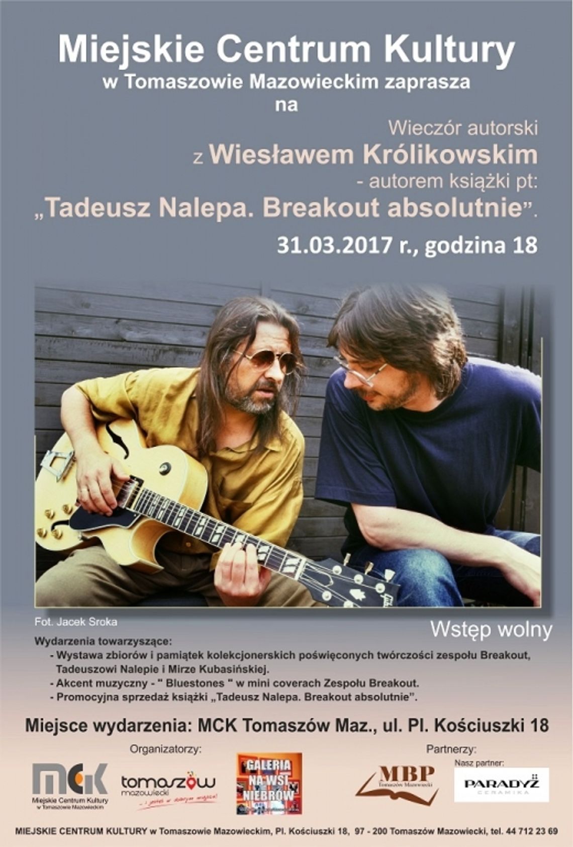 Wieczór autorski z Wiesławem Królikowskim