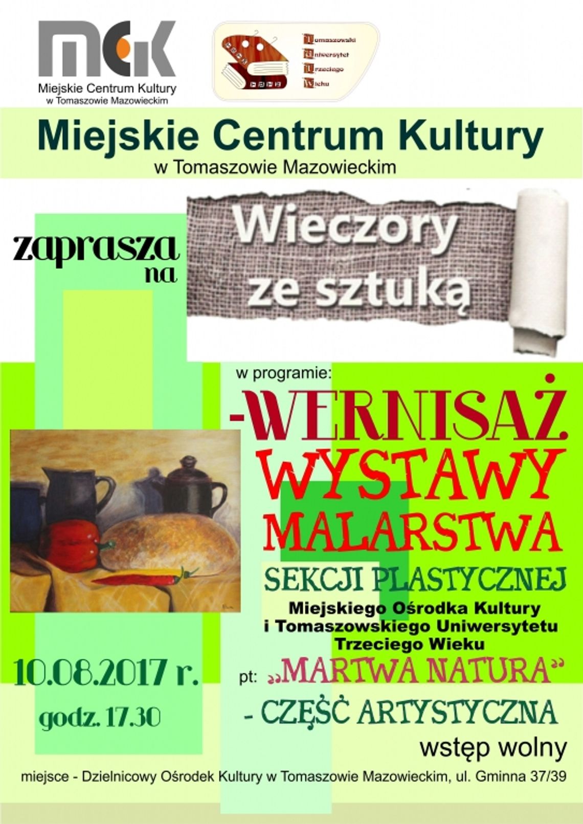 "Wieczór ze sztuką" w filii DOK