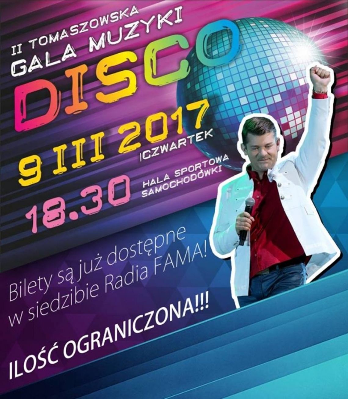 Wielka Gala Muzyki Disco w Tomaszowie - rozdajemy bilety Wielka Gala Muzyki Disco w Tomaszowie - rozdajemy bilety