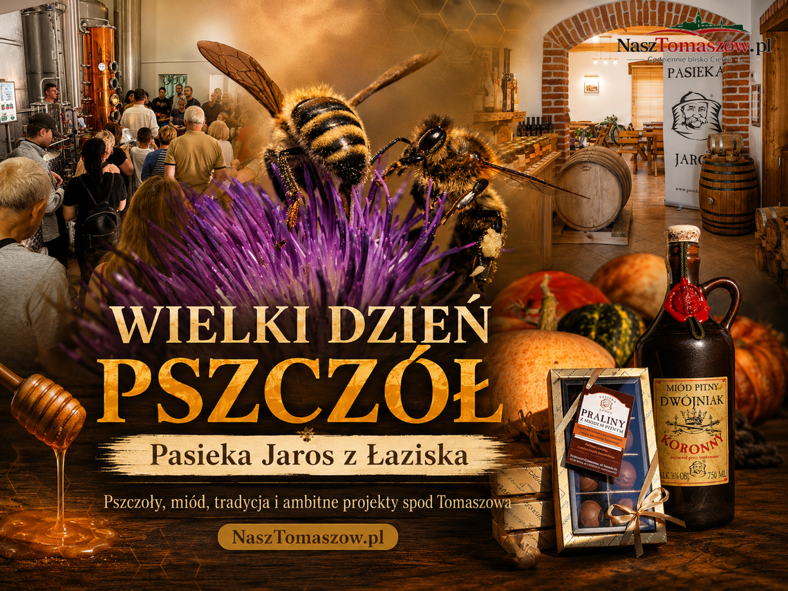 Wielki dzień małych bohaterek. Pod Tomaszowem pszczoły dały początek niezwykłej rodzinnej marce Wielki dzień małych bohaterek. Pod Tomaszowem pszczoły dały początek niezwykłej rodzinnej marce