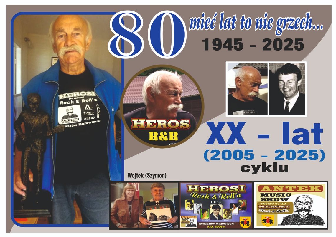 Wielki jubileusz – „Herosi Rock&Rolla” świętują razem z Antonim Malewskim i Elvisem Presleyem Wielki jubileusz – „Herosi Rock&Rolla” świętują razem z Antonim Malewskim i Elvisem Presleyem