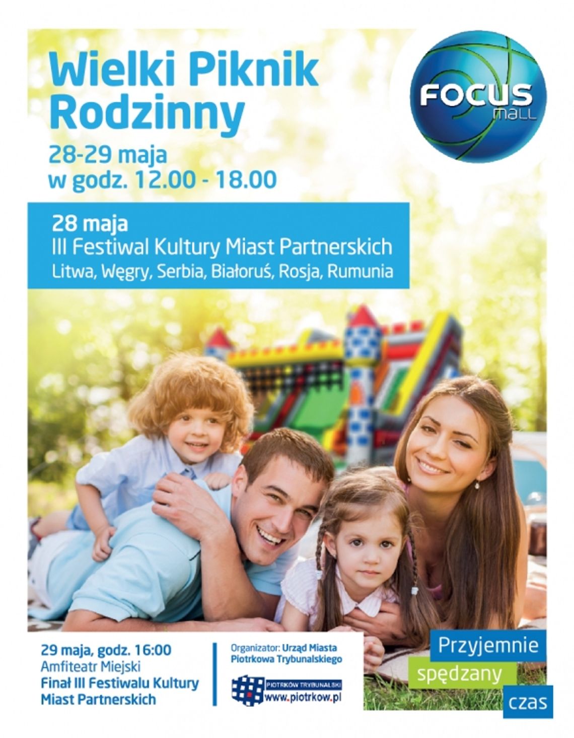 Wielki Piknik Rodzinny w Focus Mall Piotrków Trybunalski.