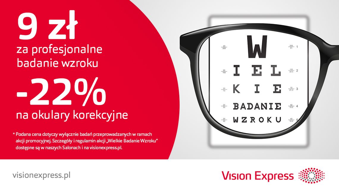 Wielkie Badanie Wzroku - coraz więcej Polaków ze stwierdzoną wadą lub chorobą oczu Wielkie Badanie Wzroku - coraz więcej Polaków ze stwierdzoną wadą lub chorobą oczu