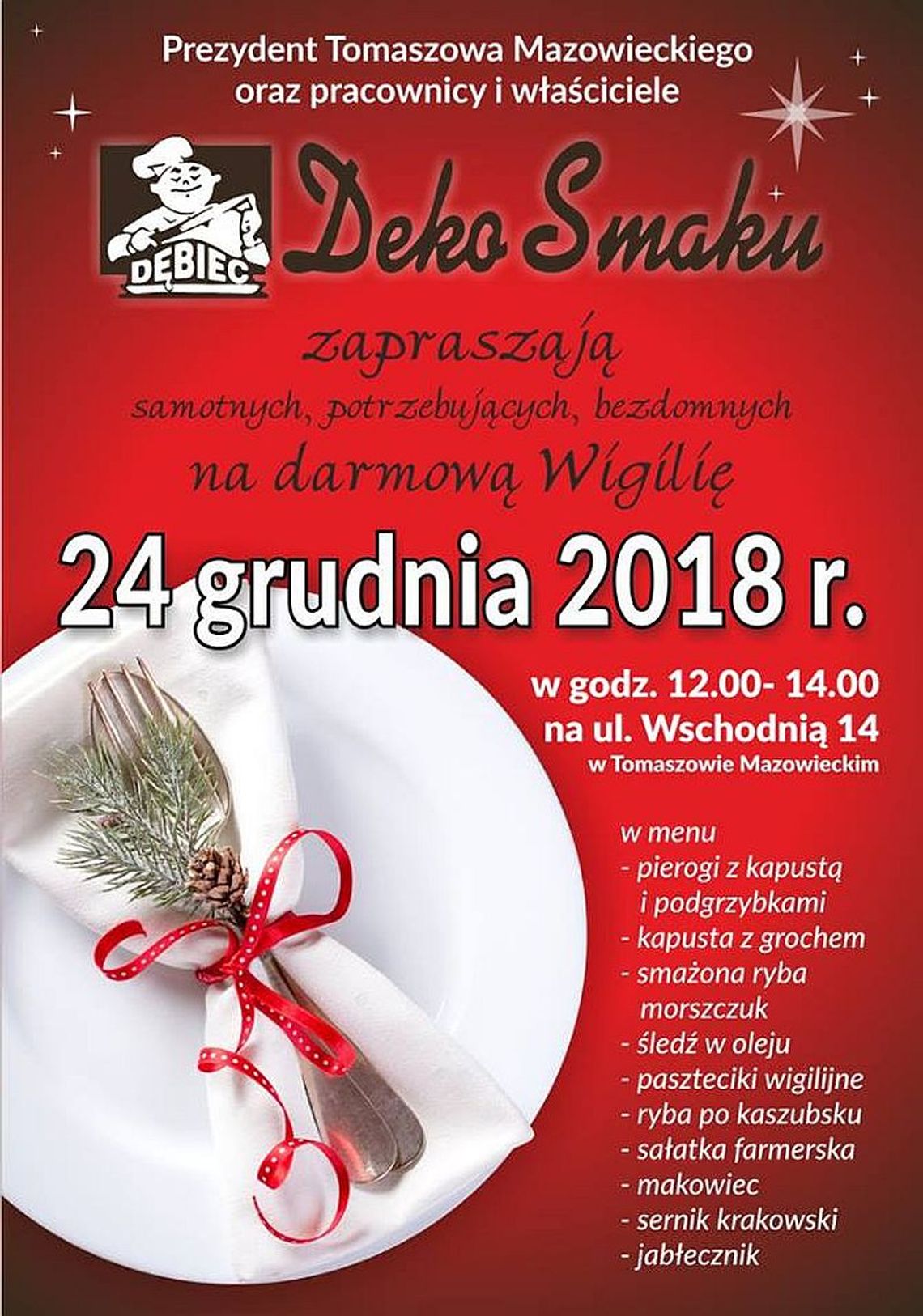 Wigilia dla potrzebujących