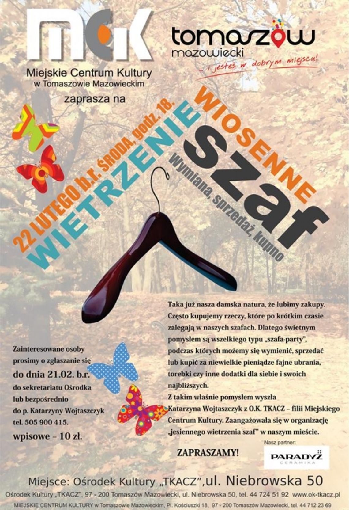 Wiosenne wietrzenie szaf