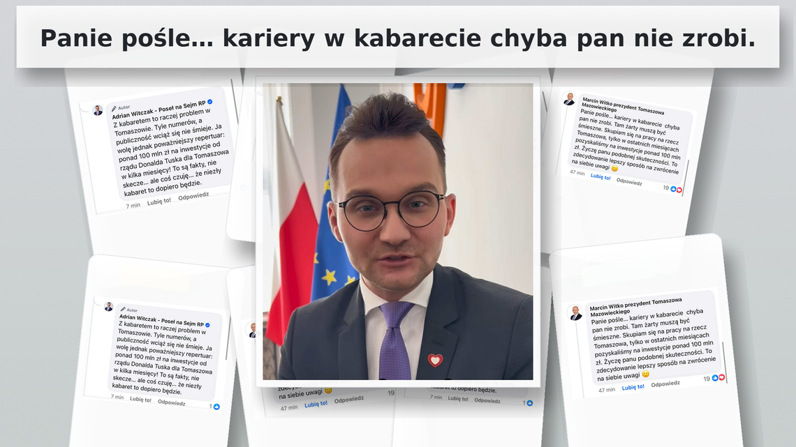 Witczak w kabarecie. Zabrakło nie tylko talentu