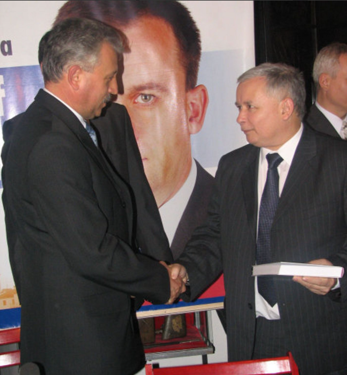 Mirosław Kukliński i Jarosław Kaczyński