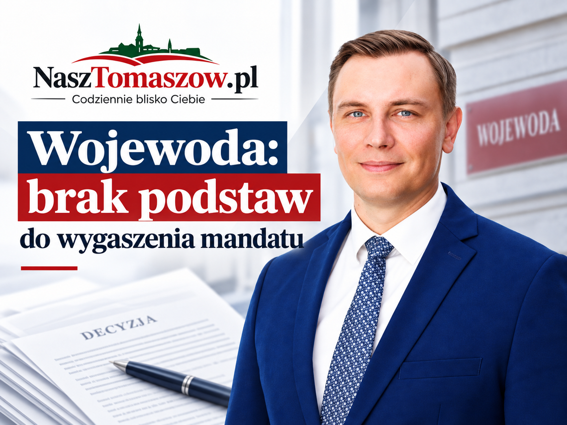Wojewoda nie znalazł podstaw do wygaszenia mandatu Rafała Wolniewicza Wojewoda nie znalazł podstaw do wygaszenia mandatu Rafała Wolniewicza