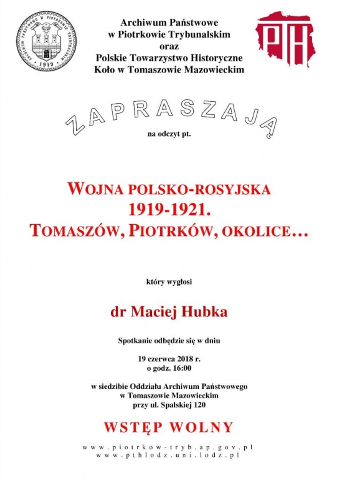 Wojna polsko-rosyjska 1919-1921. Tomaszów, Piotrków, okolice…