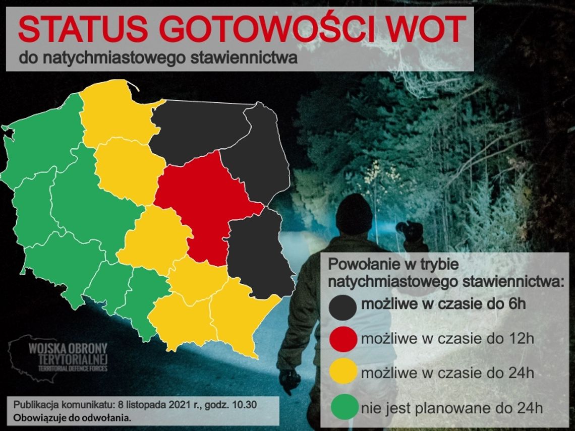 Wsparcie łódzkich terytorialsów na granicy z Białorusią