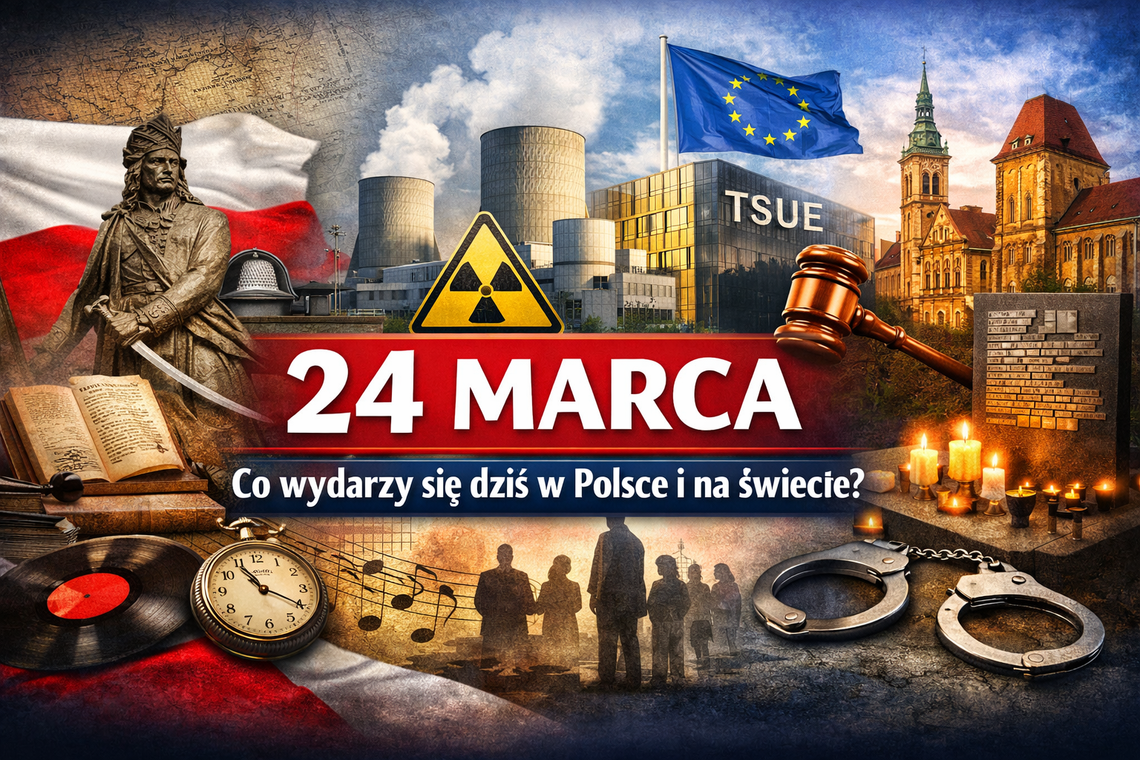 Wtorek, 24 marca – najważniejsze wydarzenia w Polsce i na świecie. Rząd, TSUE i ważne rocznice