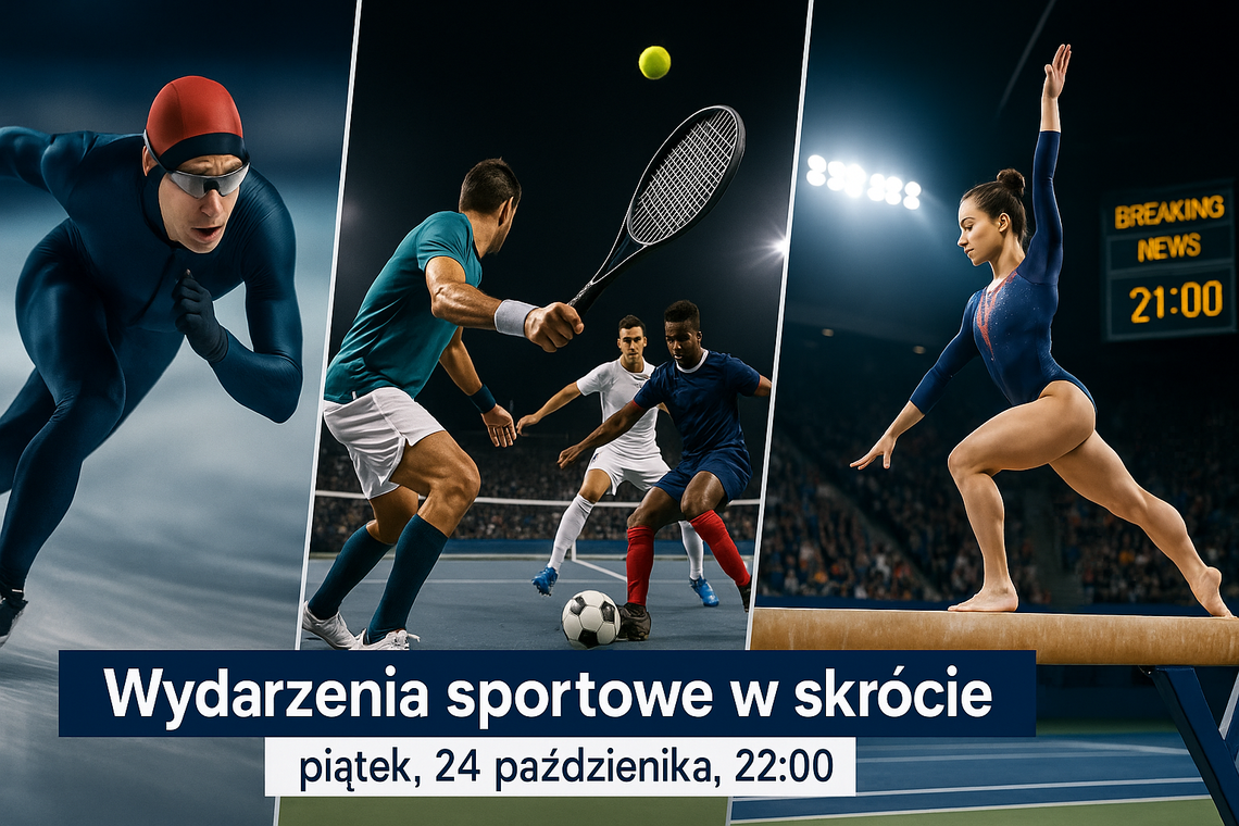 Wydarzenia sportowe w skrócie, piątek 24 października, 22.00