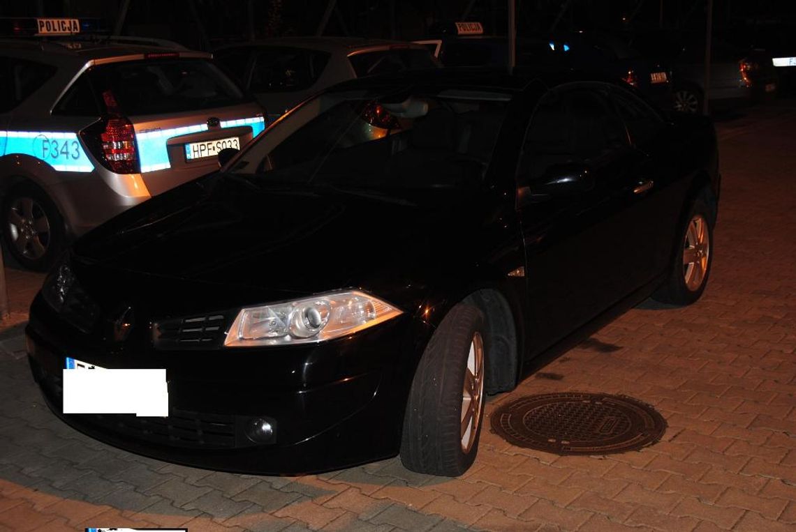 Wykryła kradzione auto