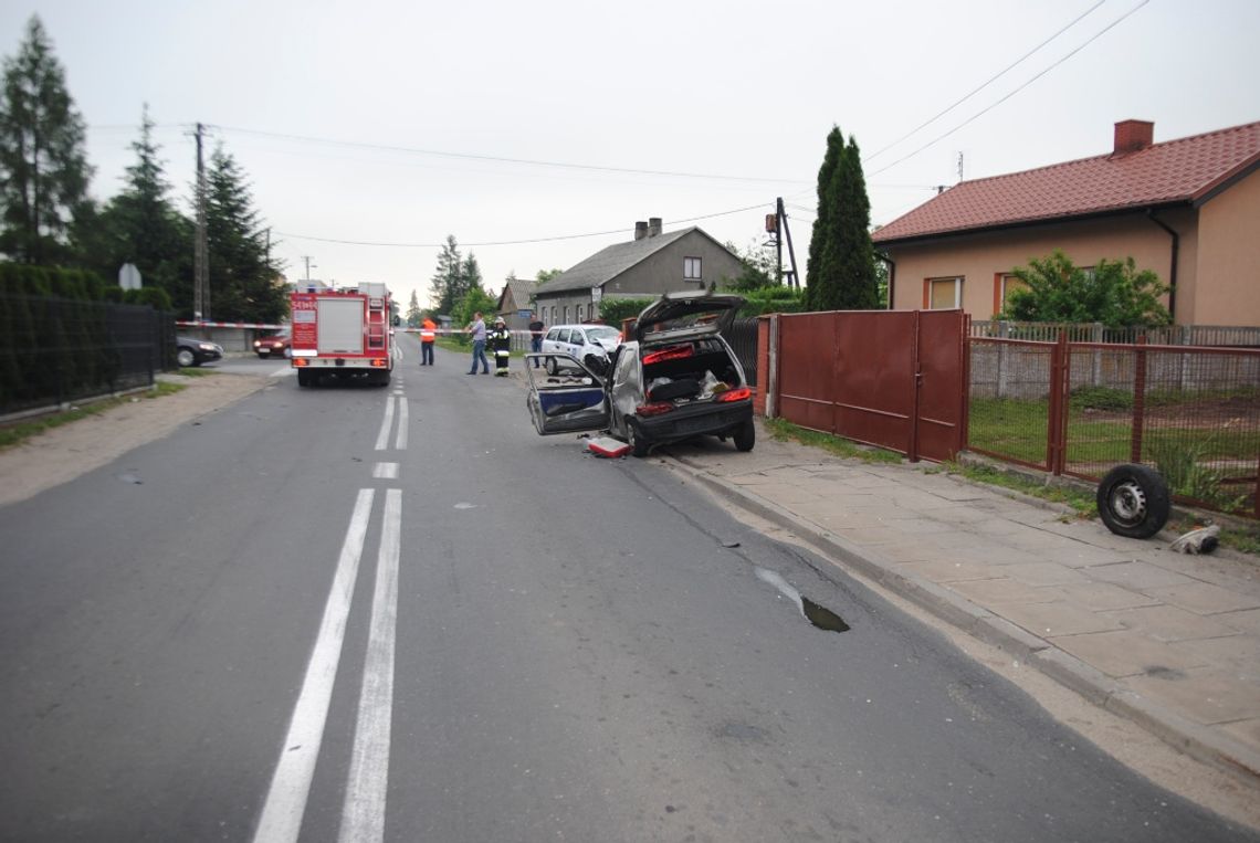 Wymusił pierwszeństwo: trzy osoby trafiły do szpitala