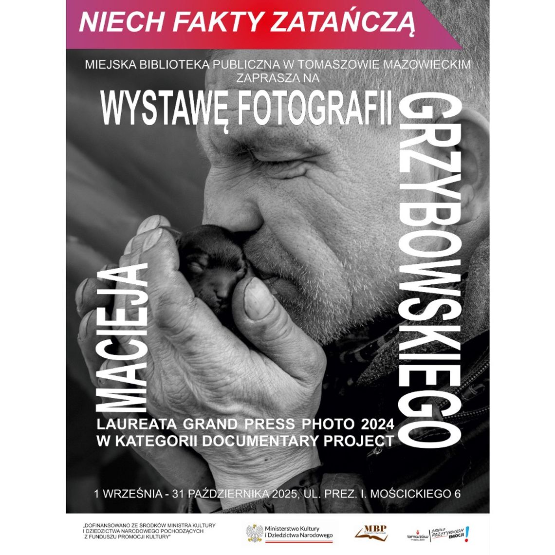 Wystawa, która patrzy w oczy. Zdjęcia Macieja Grzybowskiego i spotkanie z autorem w MBP Wystawa, która patrzy w oczy. Zdjęcia Macieja Grzybowskiego i spotkanie z autorem w MBP