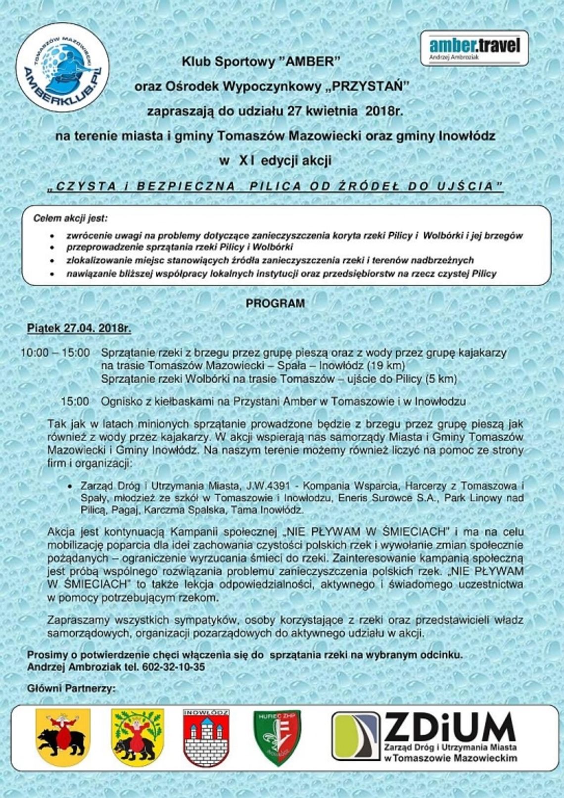 XI edycja „Czysta i bezpieczna Pilica od źródeł do ujścia"